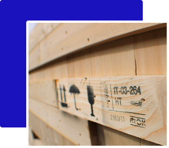 Imballaggi in legno certificati FITOK