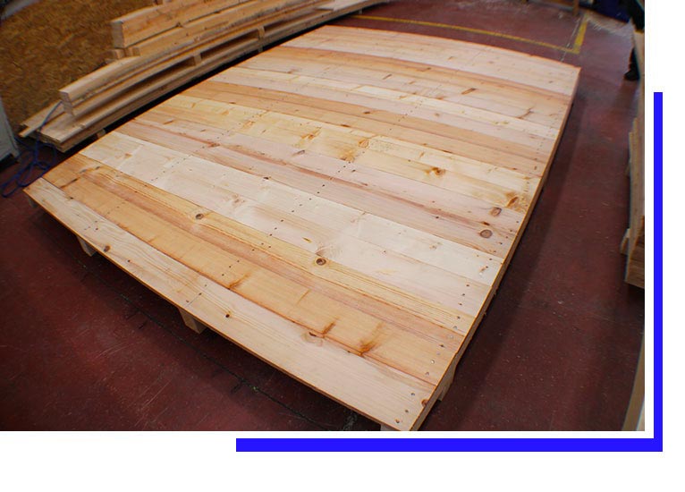 Pedane in legno a